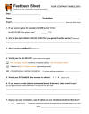 Thumbnail Seminar Feedback Form Free Coaching Template